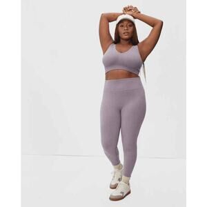Everlane Womens Dusty Lavender Purple The Seamless Leggings Size XL/XXL